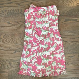 Lilly Pulitzer Franco dress size 4 in derby type print